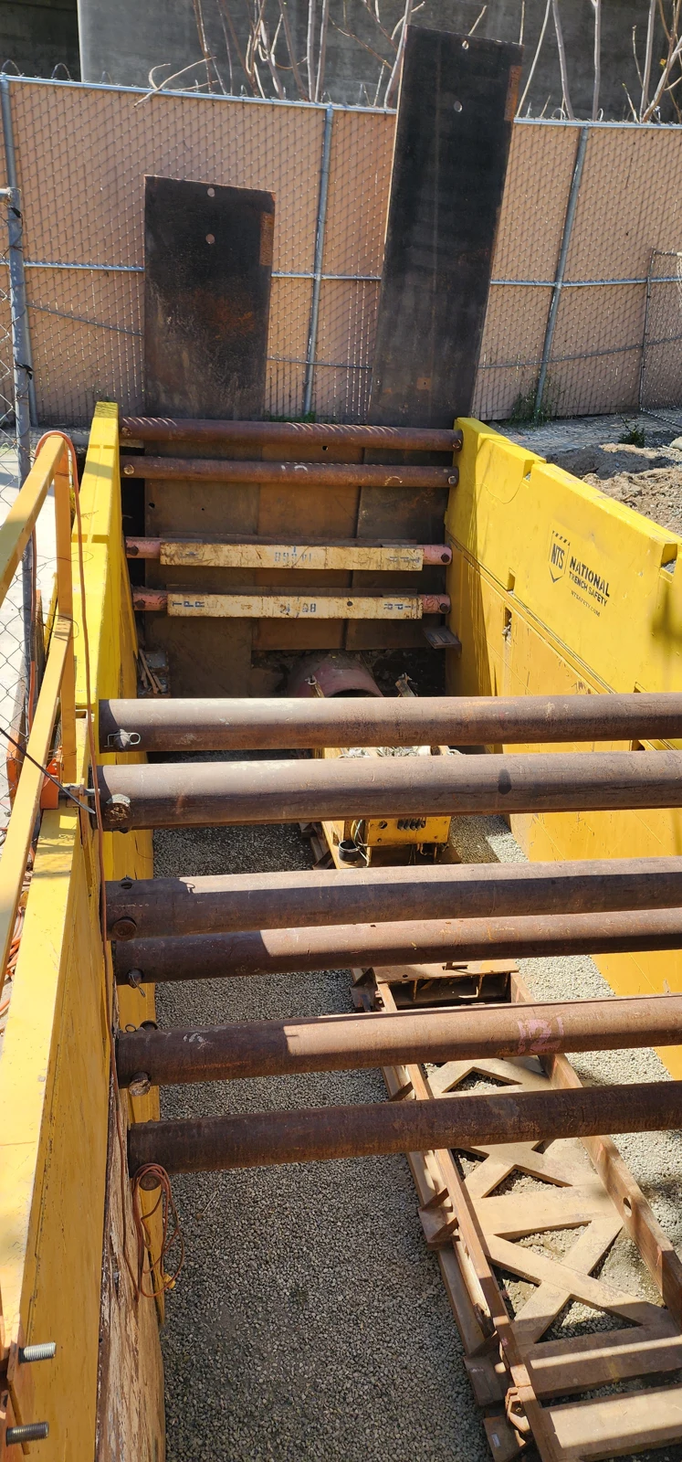 Trench shoring equipment
