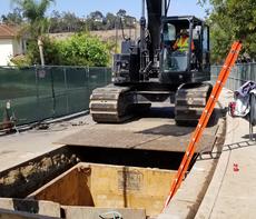 Manhole installation